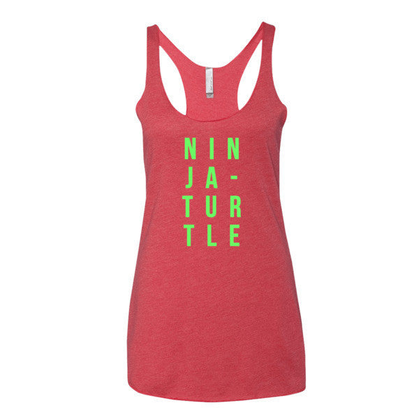 Women's Neon Ninja Turtle Summer Tank Top -  - Vintage Red / XS - srce threads - 11