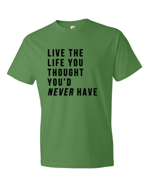 Short Sleeve Live the Life T-Shirt -  - Green Apple / S - srce threads - 7