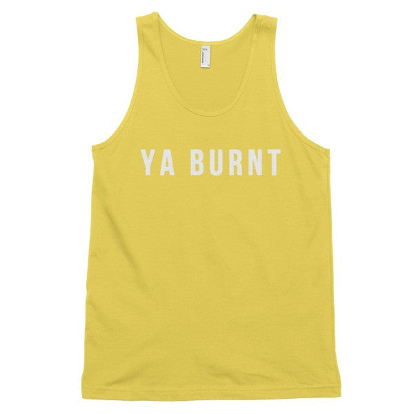 Classic Ya Burnt Graphic Tank Top (Unisex) -  - Sunshine / XS - srce threads - 11