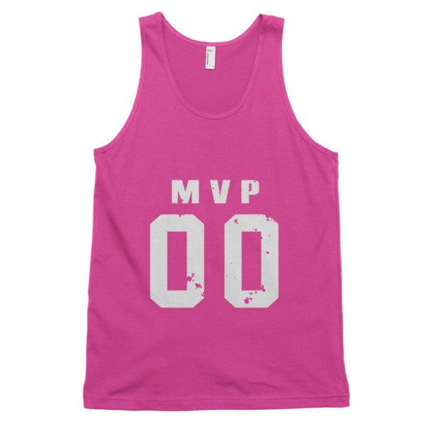 Classic MVP Double Zero White Tank Top (Unisex) -  - Fuchsia / XS - srce threads - 14