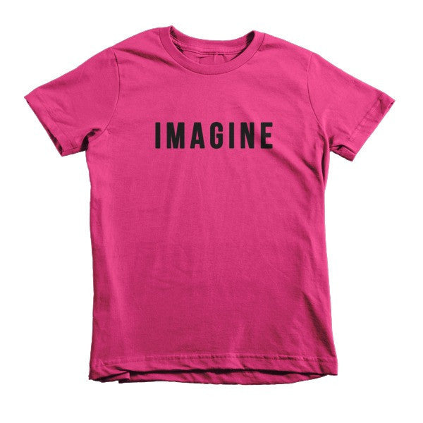 Short Sleeve Imagine Graphic Kids T-Shirt -  - Fuchsia / 2yrs - srce threads - 16