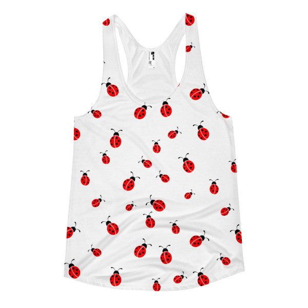 Women's LadyBug Summer Racerback Tank -  - XS - srce threads - 1