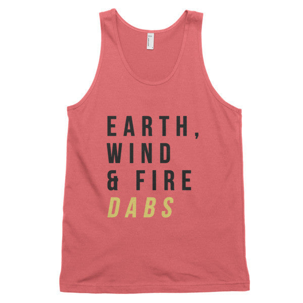 Classic Earth Wind Fire Dabs Tank Top (Unisex) -  - Coral / XS - srce threads - 12