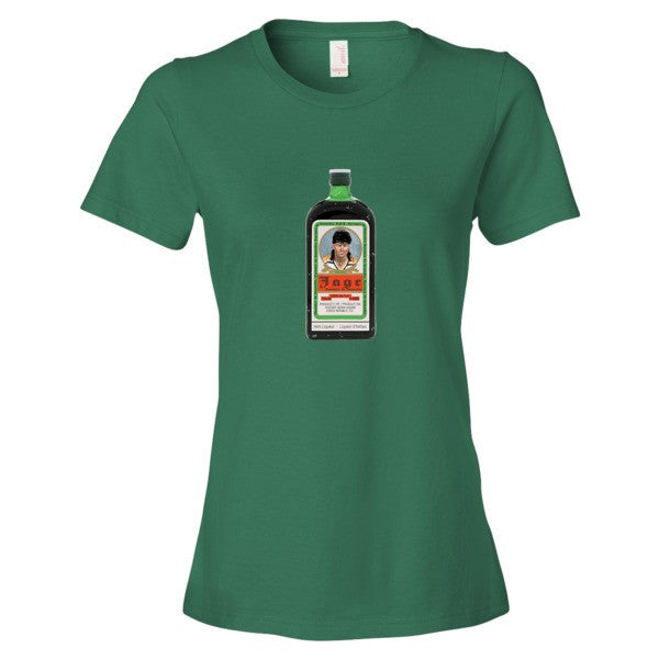 Women's "Jagr - Liquer of the Hockey Gods" Short Sleeve T-Shirt -  - Kelly Green / S - srce threads - 9