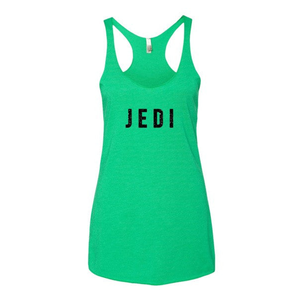 Women's JEDI Stars Racerback Tank -  - Envy / XS - srce threads - 8