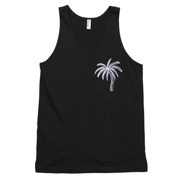 "Negative Neon Palm" Classic Tank Top (unisex)