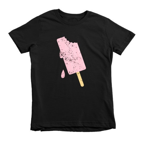 Kid's "Summer Drip" Vintage Ice Cream T-Shirt (Unisex) -  - Black / 2yrs - srce threads - 1