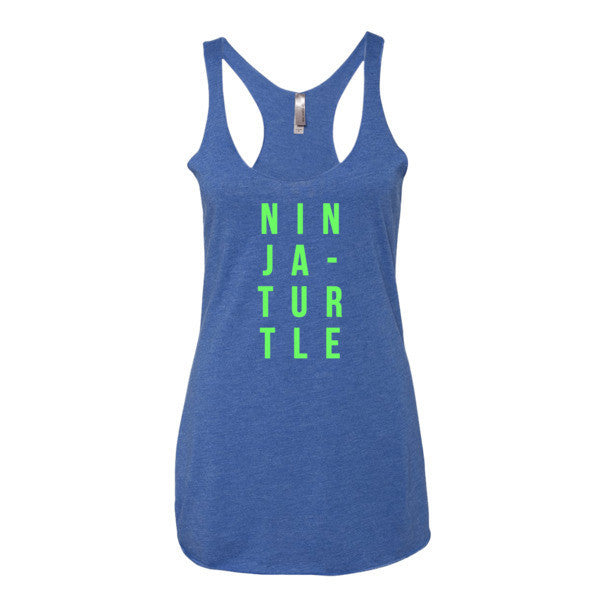 Women's Neon Ninja Turtle Summer Tank Top -  - Vintage Royal / XS - srce threads - 7