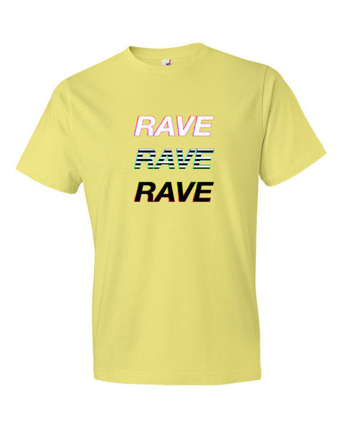 Short Sleeve Trip RAVE t-shirt -  - Spring Yellow / S - srce threads - 11
