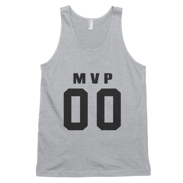Classic "MVP Double Zero" Tank Top (unisex) -  - Heather Grey / XS - srce threads - 5