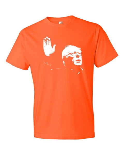 Short Sleeve Bernie Sketch Portrait T-Shirt - Vintage Throwback Style Rally Design -  - Orange / S - srce threads - 13