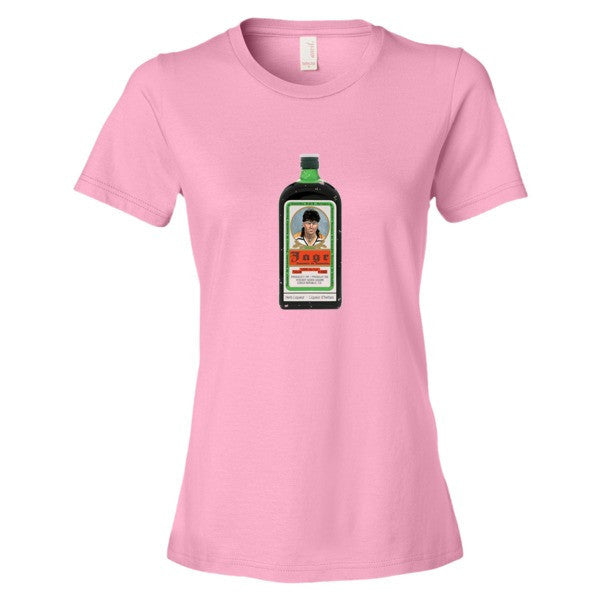 Women's "Jagr - Liquer of the Hockey Gods" Short Sleeve T-Shirt -  - CharityPink / S - srce threads - 16