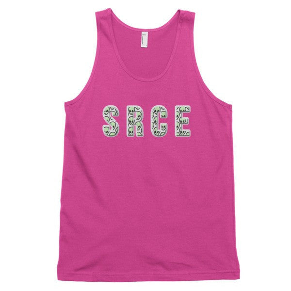 Classic SRCE Alien Green Over Design Tank Top (Unisex) -  - Fuchsia / XS - srce threads - 15