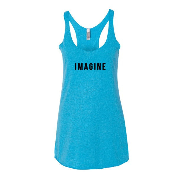 Women's Imagine Graphic Tank Top -  - Vintage Turquoise / XS - srce threads - 9