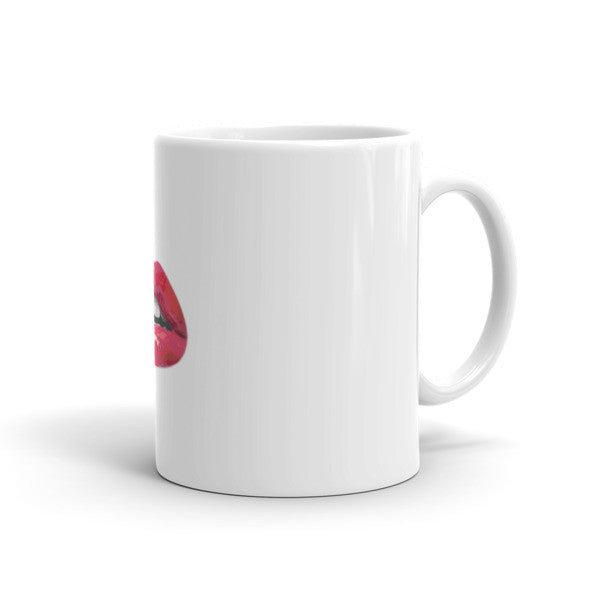 Pucker Lips Mug -  - 11oz - srce threads - 2