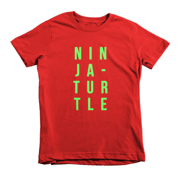 Short Sleeve Ninja-Turtle Kids T-Shirt -  - Red / 2yrs - srce threads - 17