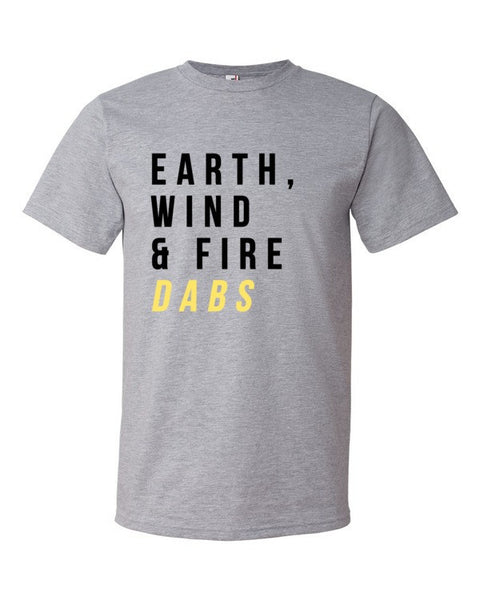 Short Sleeve Earth Wind Fire Dabs T-Shirt -  - Heather Grey / S - srce threads - 6
