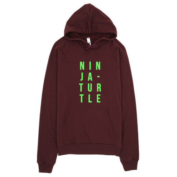 Neon Ninja-Turtle Hoodie -  - Truffle / XS - srce threads - 8
