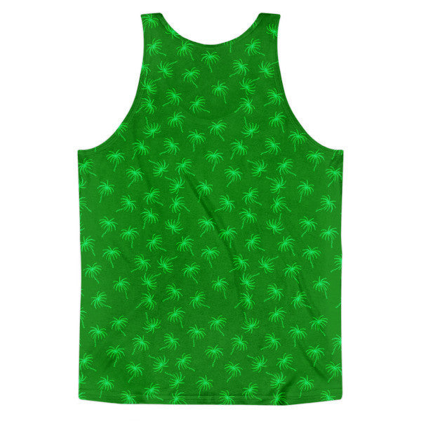 SRCE Trip Palm All Green Pattern Summer Tank (Unisex) -  -  - srce threads - 2