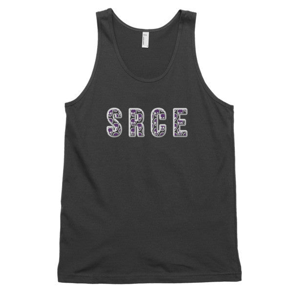 Classic SRCE Alien Purple Over Design Tank Top (Unisex) -  - Black / XS - srce threads - 2
