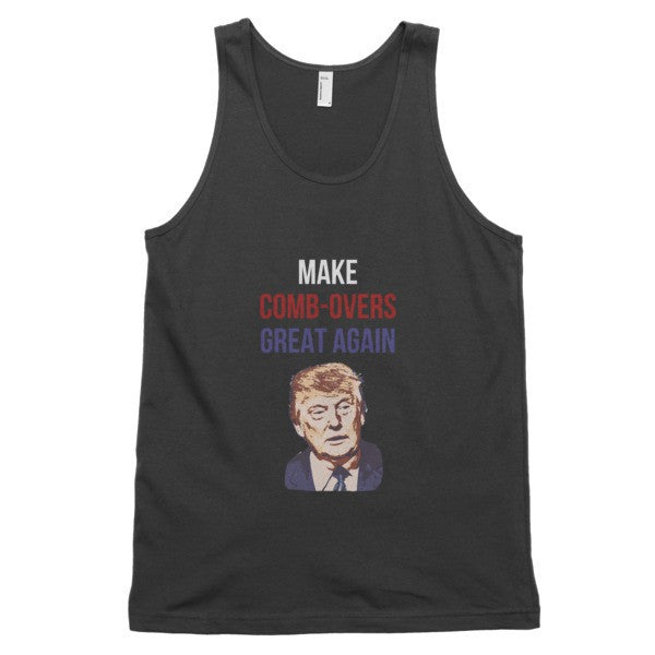 "Make Comb-overs Great Again" Classic Donald Tank Top (Unisex) -  - Black / XS - srce threads - 2