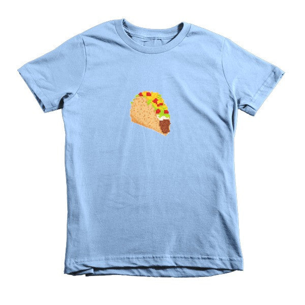 Kid's Classic 8 Bit Taco T-Shirt (Unisex) -  - Baby Blue / 2yrs - srce threads - 11