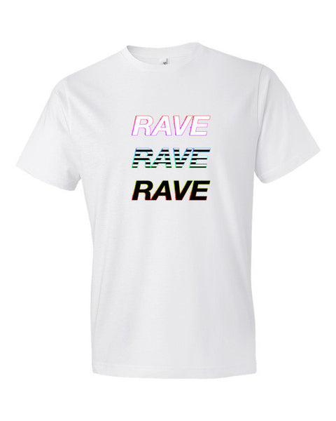 Short Sleeve Trip RAVE t-shirt -  - White / S - srce threads - 7