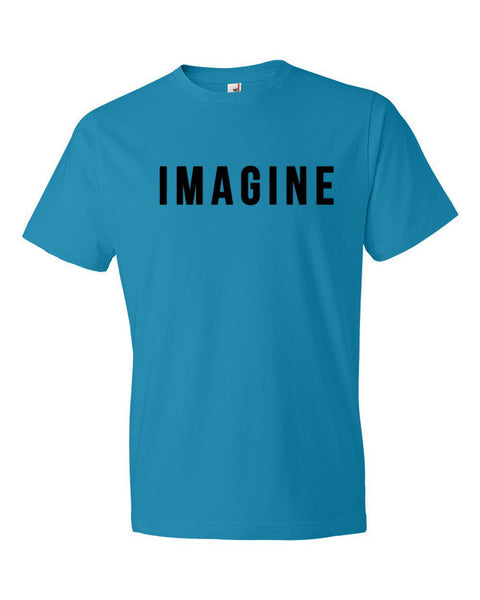 Short Sleeve Imagine Graphic T-Shirt -  - Caribbean Blue / S - srce threads - 10