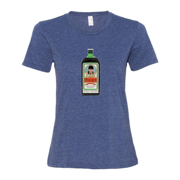 Women's "Jagr - Liquer of the Hockey Gods" Short Sleeve T-Shirt -  - Heather Blue / S - srce threads - 6