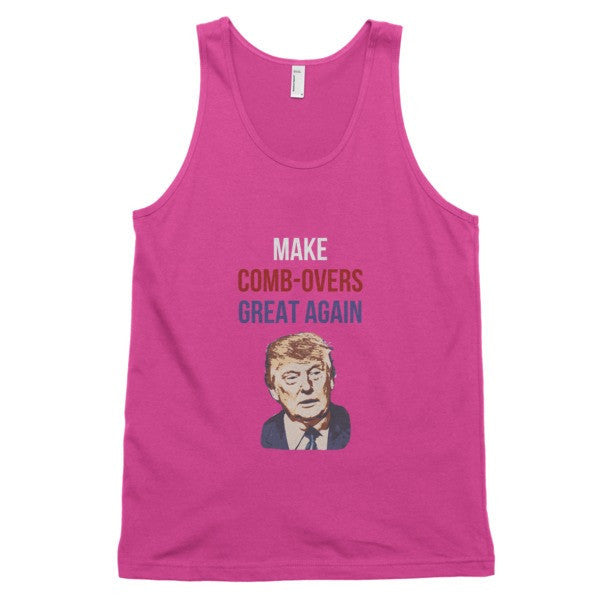 "Make Comb-overs Great Again" Classic Donald Tank Top (Unisex) -  - Fuchsia / XS - srce threads - 14