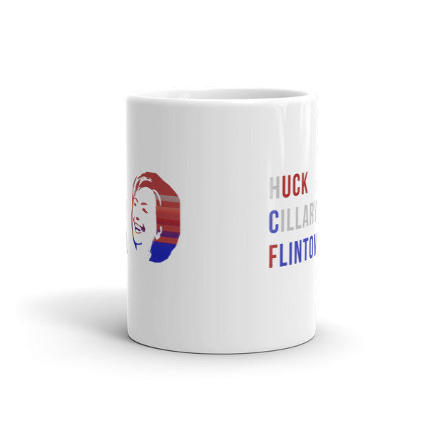 "Huck Cillary Flinton" Say What You Mean Mug -  -  - srce threads - 4