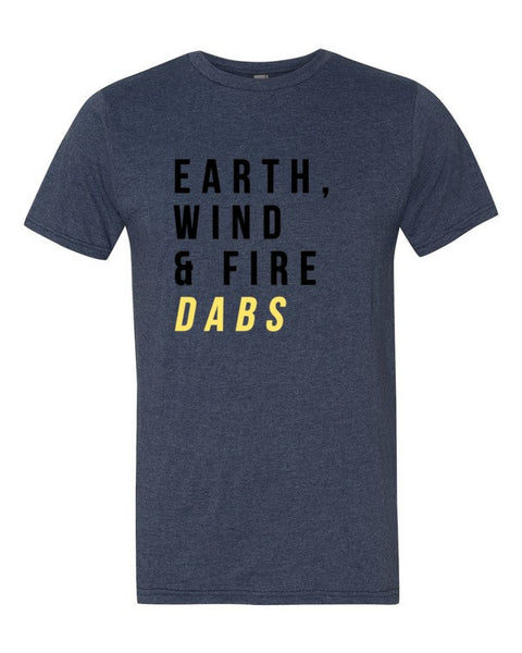 Short Sleeve Earth Wind Fire Dabs T-Shirt -  - Heather Blue / S - srce threads - 3