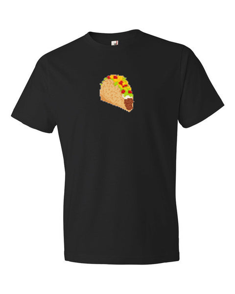 Digital Retro 8 Bit Taco Shirt -  - Black / S - srce threads - 1