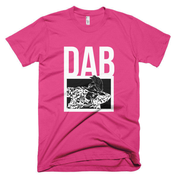 "Dab Trump" Negative Invert Short Sleeve T-shirt (Unisex) -  - Fuchsia / XS - srce threads - 14