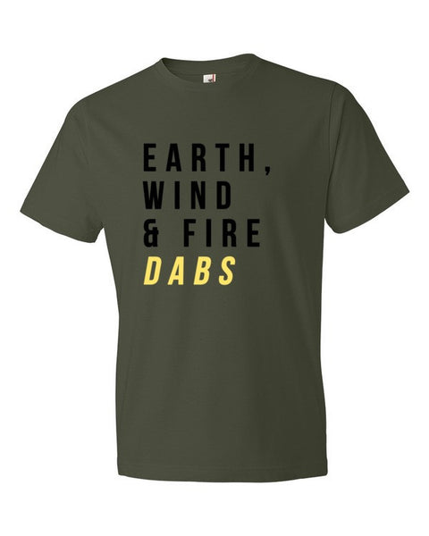 Short Sleeve Earth Wind Fire Dabs T-Shirt -  - City Green / S - srce threads - 1