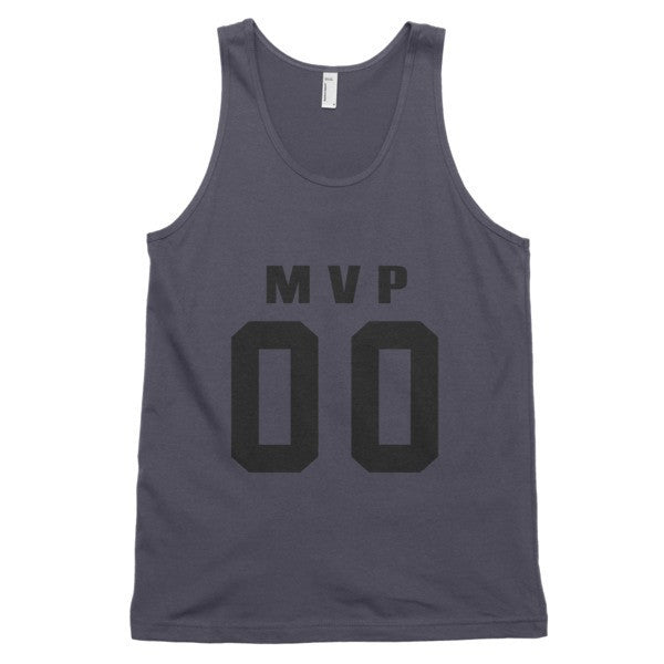 Classic "MVP Double Zero" Tank Top (unisex) -  - Asphalt / XS - srce threads - 3