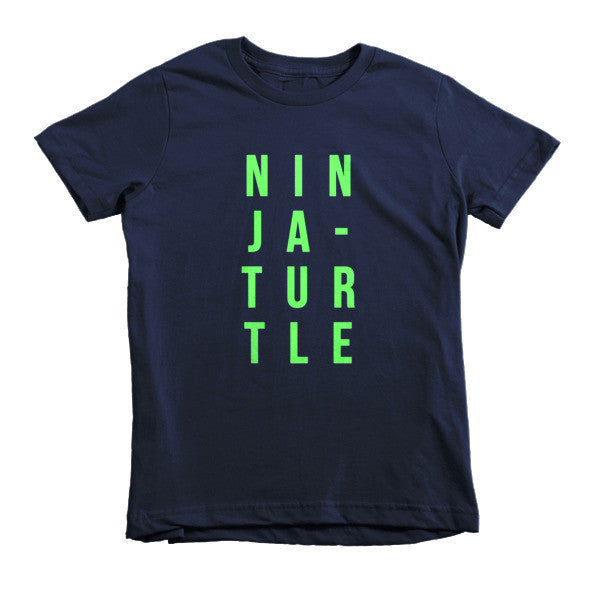 Short Sleeve Ninja-Turtle Kids T-Shirt -  - Navy / 2yrs - srce threads - 4
