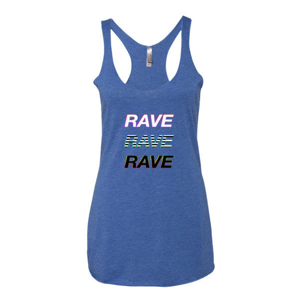 Women's Trip RAVE Tank Top -  - Vintage Royal / XS - srce threads - 6