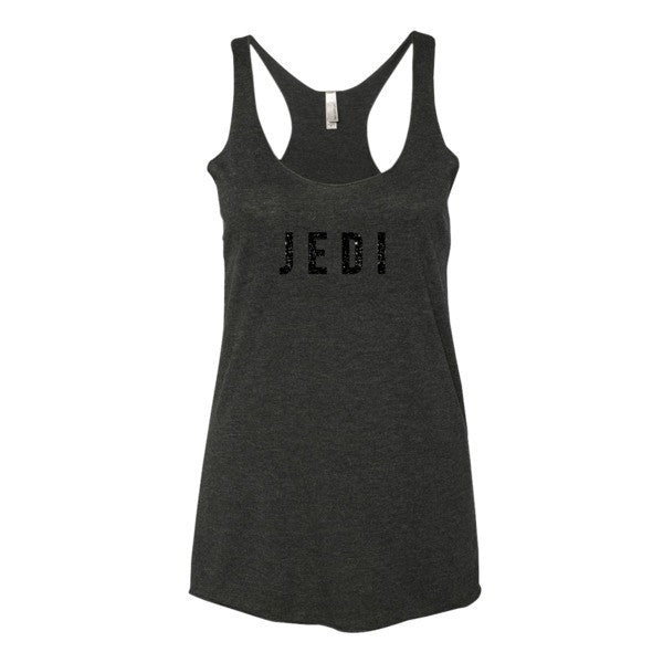 Women's JEDI Stars Racerback Tank -  - Vintage Black / XS - srce threads - 1