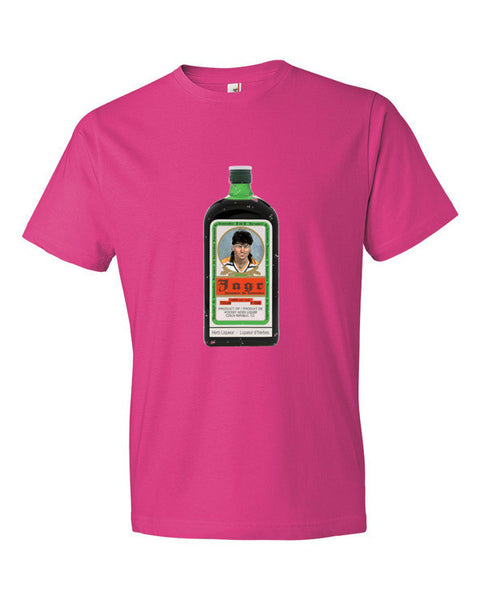 "Jagr - Liquer of the Hockey Gods" Short Sleeve T-Shirt (Unisex) -  - Hot Pink / S - srce threads - 15
