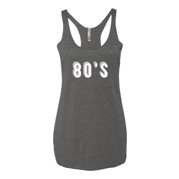 Women's Vibrant Retro 80'S Tank Top -  - Premium Heather / XS - srce threads - 3