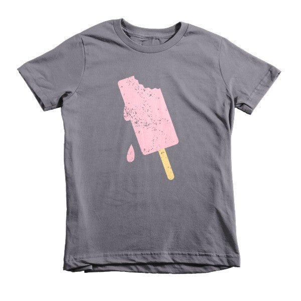 Kid's "Summer Drip" Vintage Ice Cream T-Shirt (Unisex) -  - Slate / 2yrs - srce threads - 4