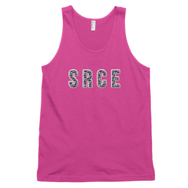 Classic SRCE Alien Purple Over Design Tank Top (Unisex) -  - Fuchsia / XS - srce threads - 15