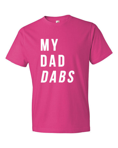 Short Sleeve My Dad Dabs T-Shirt -  - Hot Pink / S - srce threads - 15