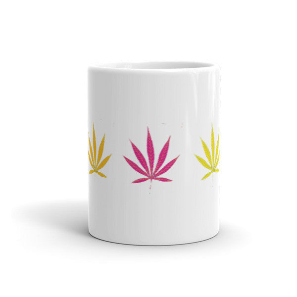 Pop Pot Leaf Neon "Wake n Bake" Mug -  -  - srce threads - 4