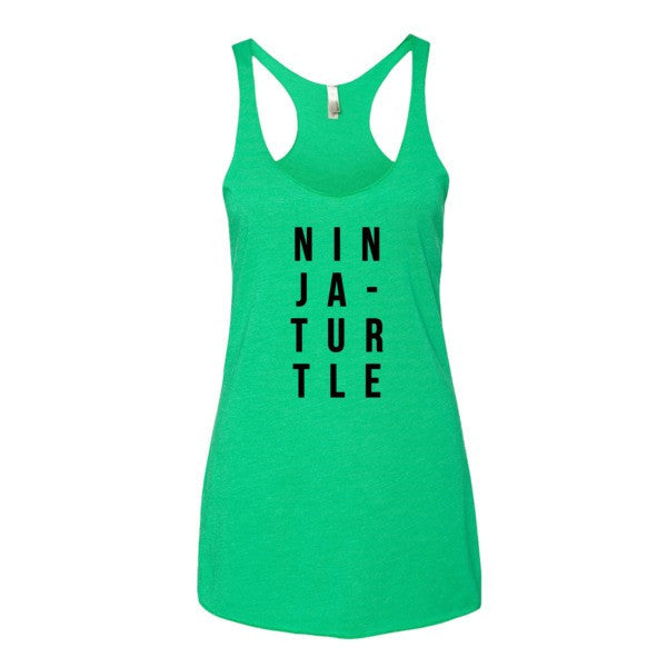 Women's Ninja-Turtle Racerback Summer Tank Top -  - Envy / XS - srce threads - 2