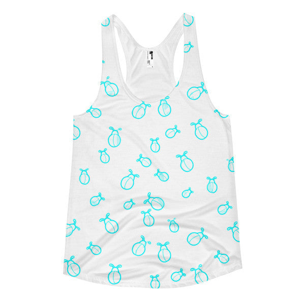 Women's Trip Blue Bug Racerback Summer Tank Top -  - XS - srce threads - 1