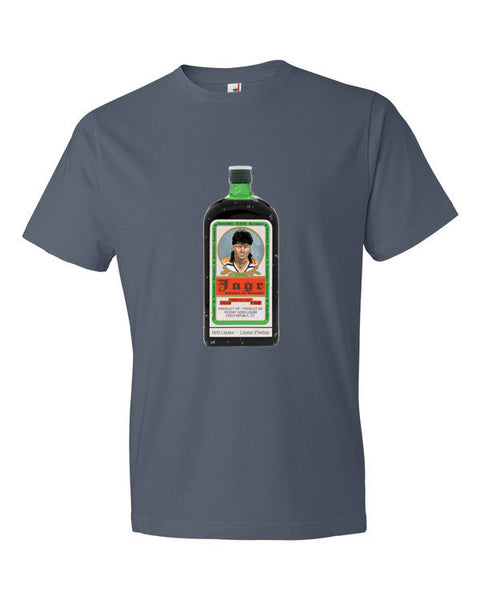 "Jagr - Liquer of the Hockey Gods" Short Sleeve T-Shirt (Unisex) -  - Lake / S - srce threads - 3