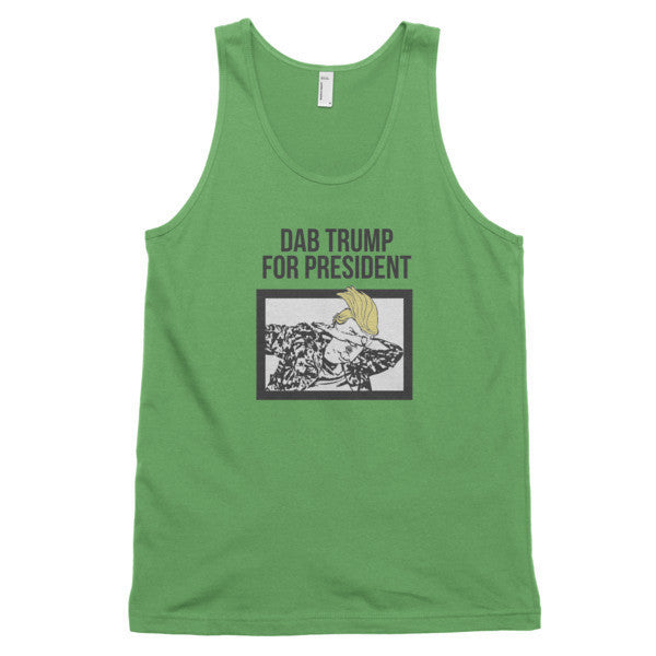 "Dab Trump for President" Classic Tank Top (Unisex) -  - Grass / XS - srce threads - 7