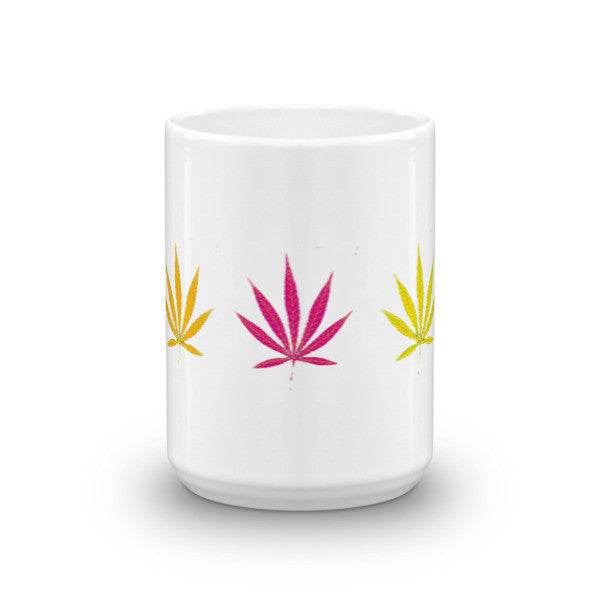Pop Pot Leaf Neon "Wake n Bake" Mug -  -  - srce threads - 7